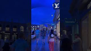 Walking in Caesars Palace Las Vegas