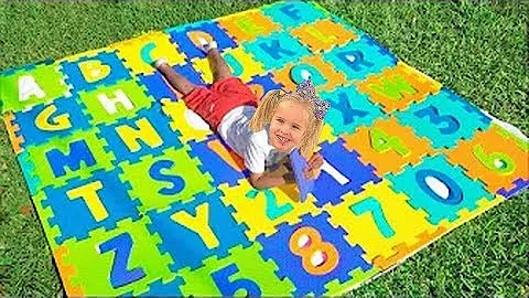 ABC Song | Emma Pretend Play Learning Alphabet w/ Toys & Nursery Rhyme Songs