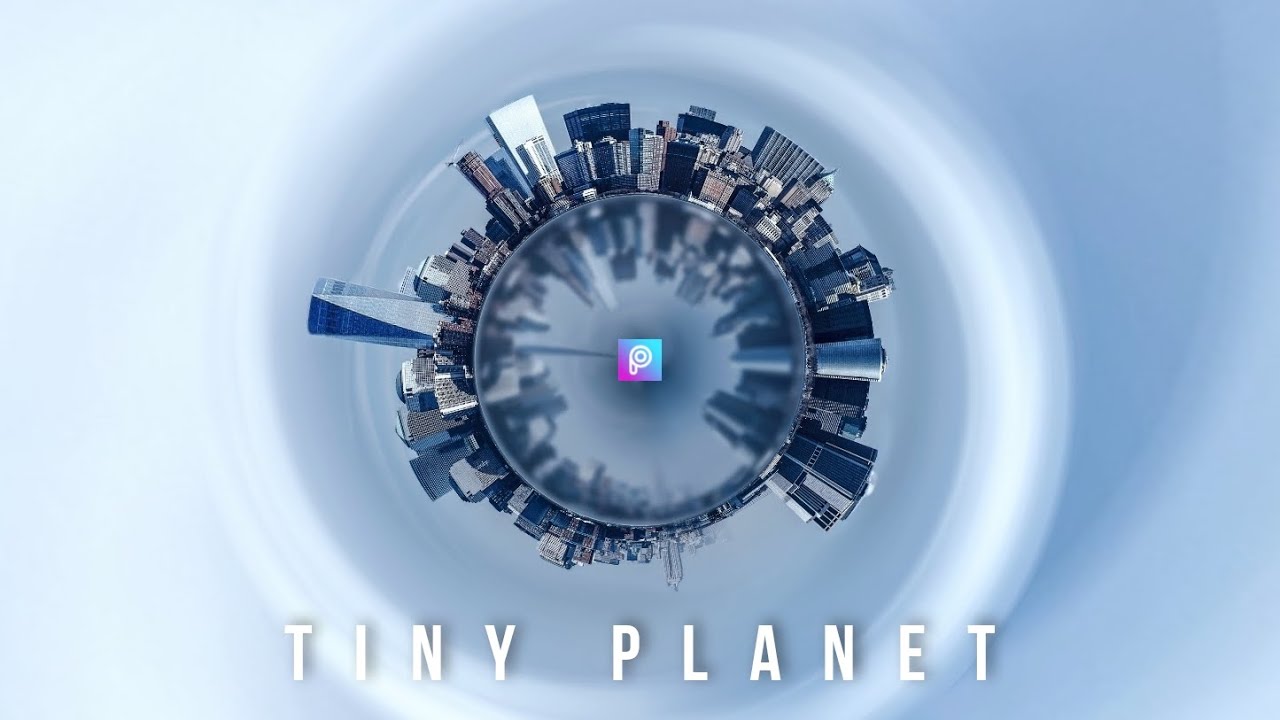 Tiny planet photo effect with PicsArt...🤩