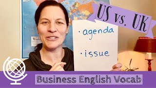 American English: Business Meeting Vocabulary