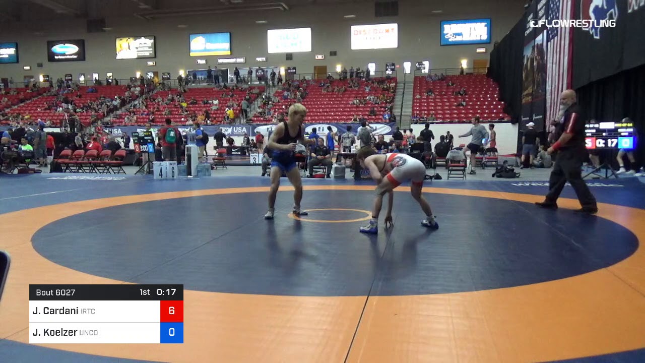 57 Kg Rnd Of 64 Justin Cardani IRTC Vs Jace Koelzer Northern Colorado