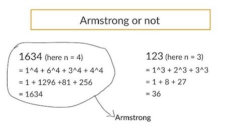 70 ) AMSTRONG NUMBER   ( no. of digits 3)