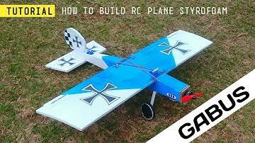 HOW TO MAKE RC PLANE DAS UGLY STICK - Build & FLY - Simple RC Foam plane homemade