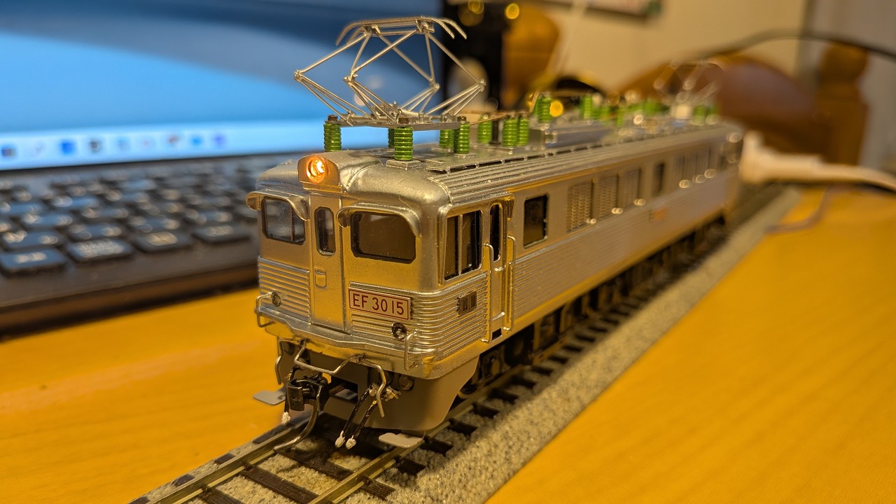 marklin 1 MAXI 機関車 客車 車掌車 ３輌組み　Gゲージ 入手困難 天賞堂 EF30機関車 MPギヤ化と屋上機器の高圧碍子の緑色塗装 HO