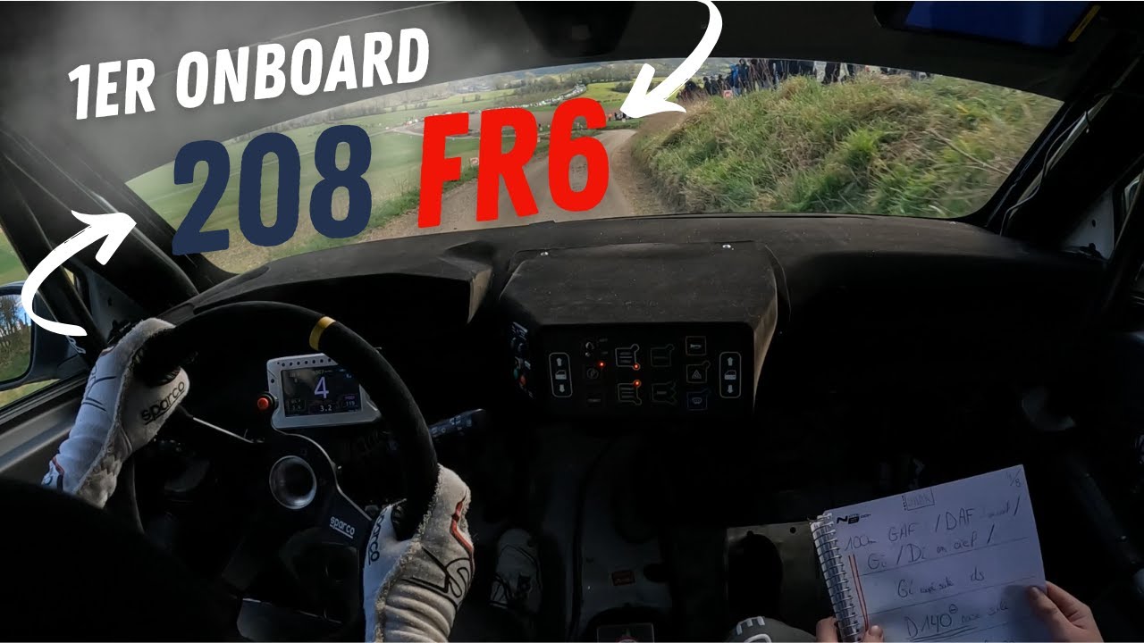 1er OnBoard 208 FR6 / Rallye du Touquet 2025 / Mercier-Pinchon