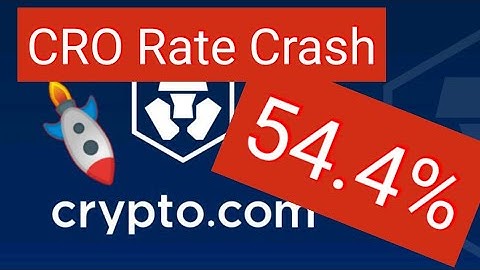 CRO Staking Rate on crypto.com wallet is Crashing down to 54.4% - How can we still make money?