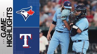 Blue Jays vs. Rangers Game Highlights (6\/16\/23) | MLB Highlights