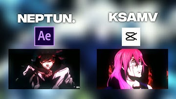 Capcut Vs After Effects [Anime edit] Jujutsu Kaisen |  Neptun edit remake