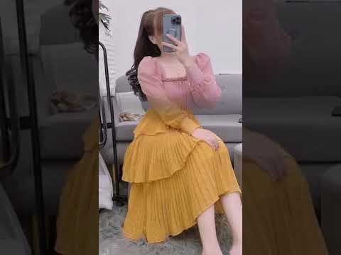 Video ￼Đầm dập ly tay dài sang trọng Mã 38860 #váy #đầmhè... - youtube