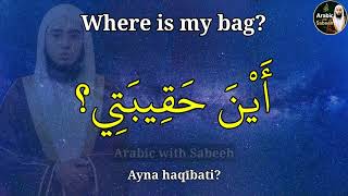 🔥 50 Daily Use Arabic Sentences | Learn Arabic Fast for Beginners #arabicwithsabeeh
