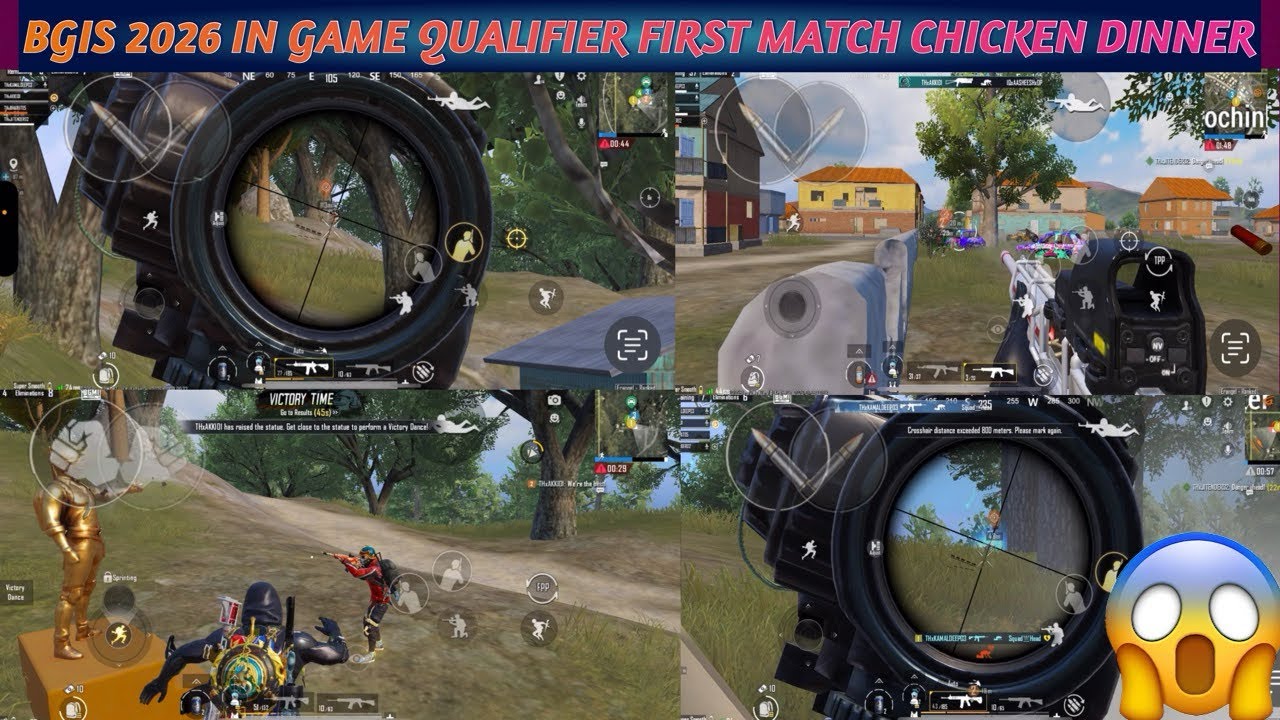 BGIS 2026 GAMEPLAY| BGIS 2026 IN GAME QUALIFIER MATCH| CHICKEN DINNER