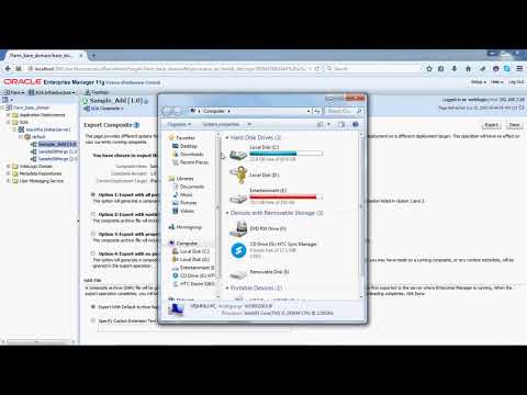 3 Export  jar from EM & Import into JDev