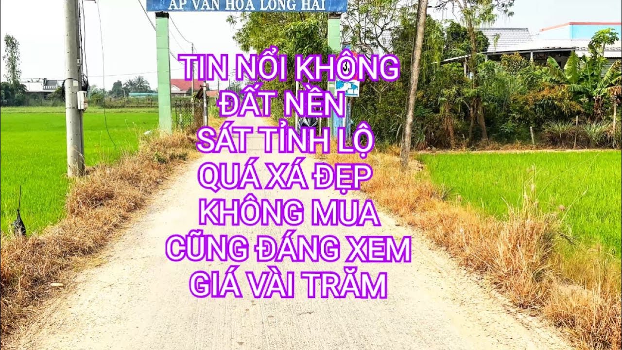 bán đất tiền giang | tin nổi không! bán đất gần Tỉnh Lộ chỉ 180 triệu | phương lâm bds