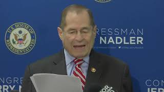 Its Up To Congress To Investigate Trumps Crimes, Rep. Nadler Says After Mueller Statement