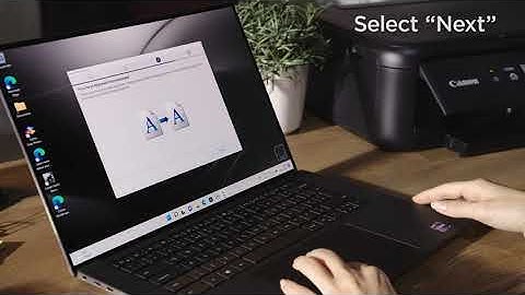 Canon PIXMA TS5150 Series – Connecting the printer to a Windows PC