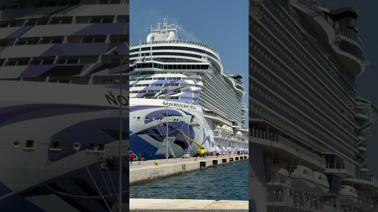 Norwegian Viva in Corfu, Greece #cruiseship #NorwegianViva #norwegiancruiselines