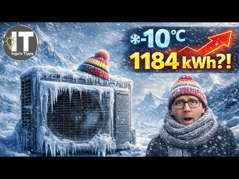 1184 kWh in ONE month 😳 – Is a heat pump still worth it in winter? I @ingostipps