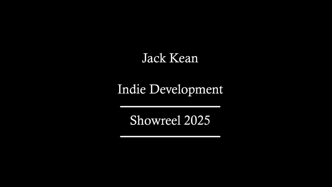 Indie Dev Showreel 2025