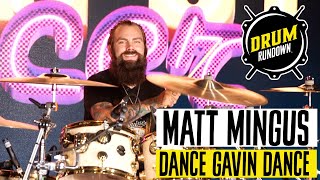 MATT MINGUS of Dance Gavin Dance || DRUM RUNDOWN