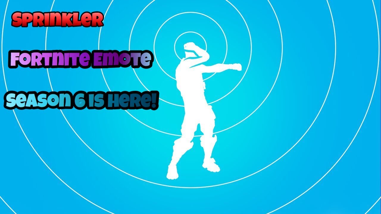 Official Fortnite Emote Sprinkler Music YouTube