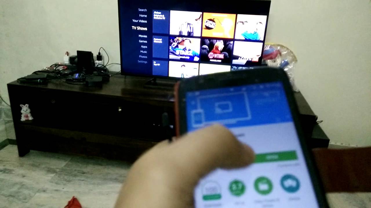 All screen fire TV casting