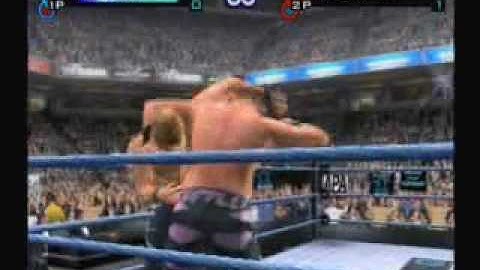 SMACKDOWN! JUST BRING IT! - Chris Benoit -vs- Chris Jericho (TLC)