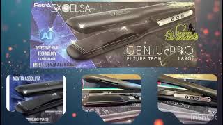Piastra per Capelli Professionale con Intelligenza Artificiale Excelsa Retrò video