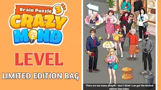 Brain Puzzle 3 Crazy Mind Level 159– Limited Edition Bag Walkthrough Solution