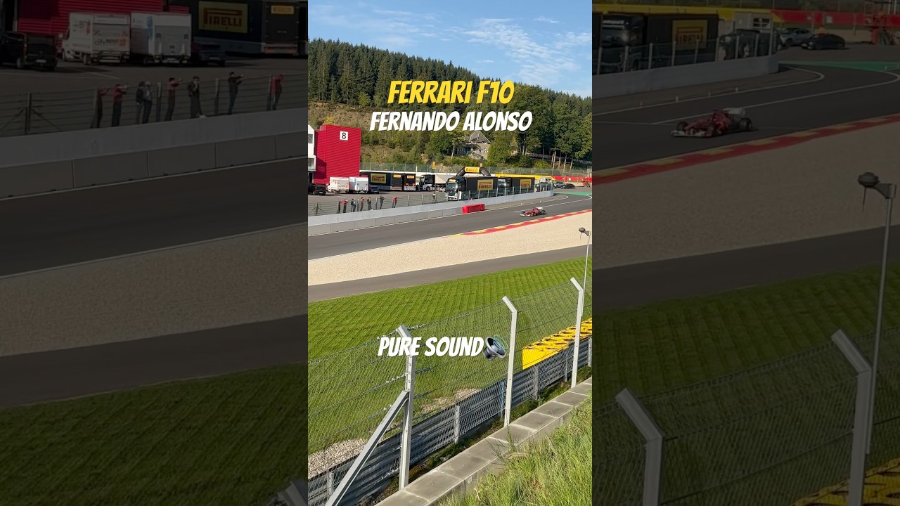 Ferrari F10 from Fernando Alonso Spa 2025🔴⚪️ 