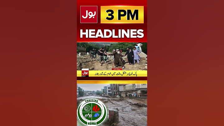 Moon Soon Rains | BOL News Headlines 3 PM | 645 People Lost Their Lives