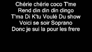 chéri coco soprano avec paroles chords