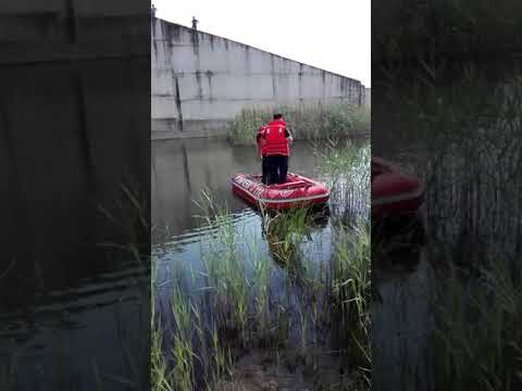 Adolescent înecat în râul Siret-imagini ISU Suceava