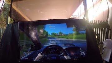 BGS XBox One S Racing Sim Rig Using the SIMULATEIT V1R  Cockpit  and FORZA HORIZON 4 Gameplay