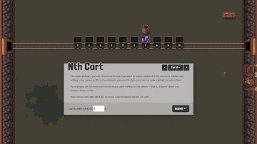 Nth Cart: A game for learning about the :nth-child() CSS selector | Trailer