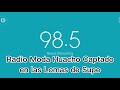Radio Moda 98.5 FM MHz Huacho Captado en las Lomas de Supe