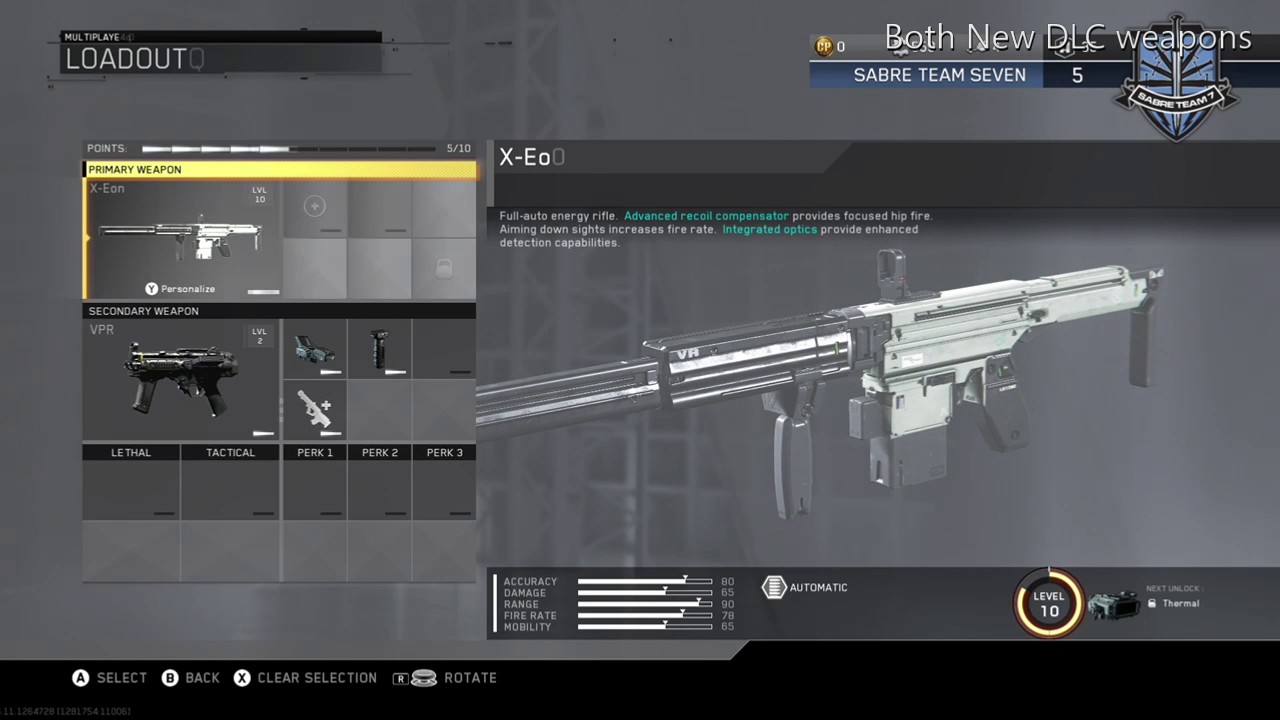 I finally got both DLC weapons, the VPR and X-Eon