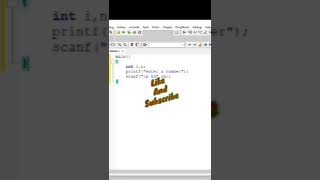 How to write a program to print Square number || C Language