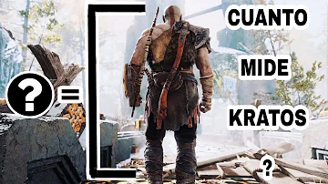 ¿Cuánto mide Kratos ahora?