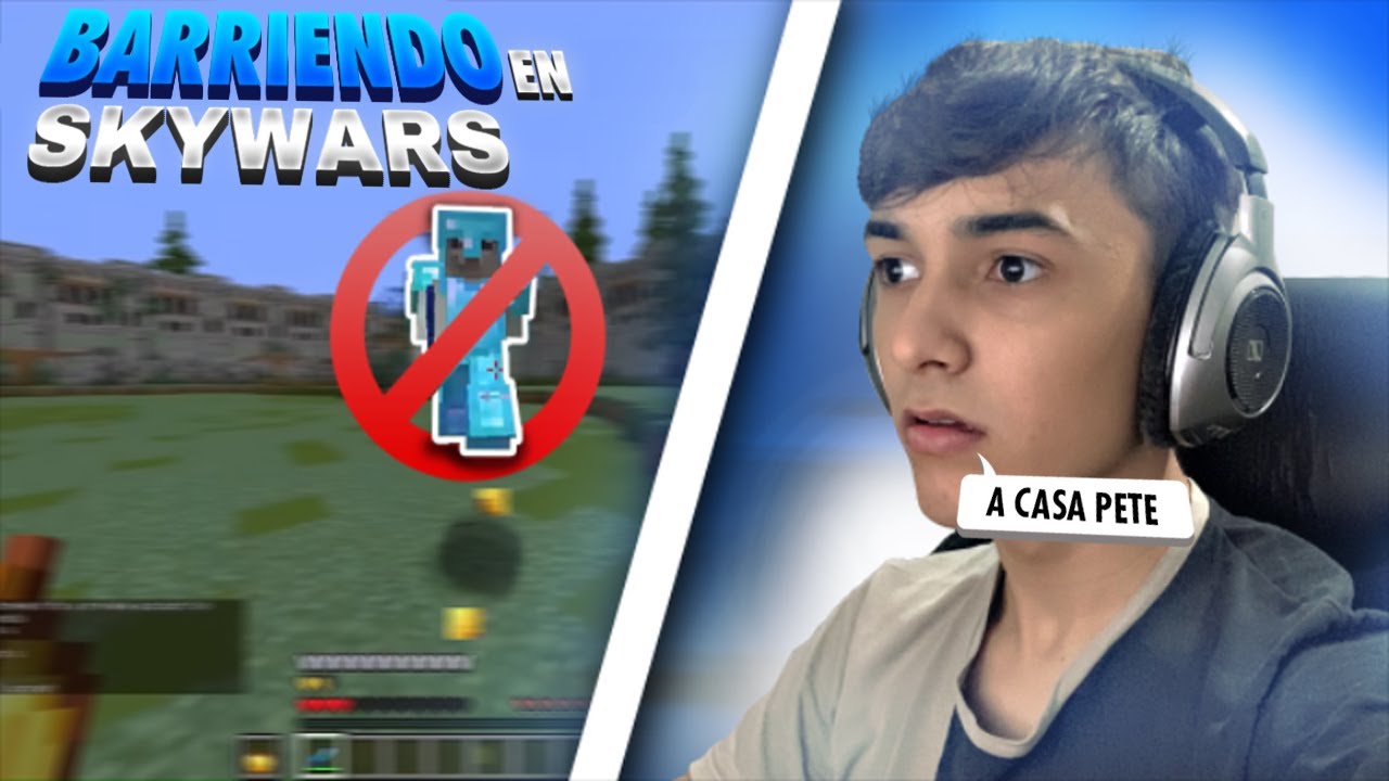 JUEGO a MINECRAFT SKYWARS en CUBECRAFT pero con UNA CONDICION...