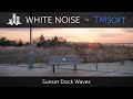 Sunset Dock Waves 10 Hour Sleep Sound - Black Screen