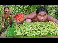 How to eat guava plant bilimbi - survival skill in the forest