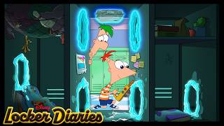 Buford's sandwich turns into a monster🥪 | Locker Diaries: Phineas and Ferb | @disneychannelanimation