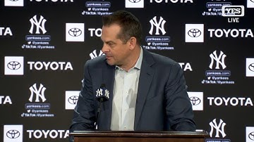 Aaron Boone welcomes Carlos Rodón to the Yankees
