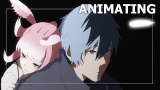 How to make anime Character Animation Sakuga ,Clean up , Cel color ,Clip studio pain- 04 04 26