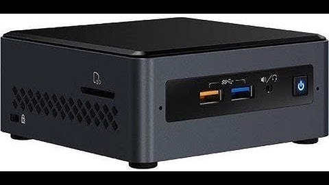 INTEL NUC ssd and RAM installation