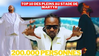 🏟️ TOP 10 DES PLUS GRANDS PLEIN DES ARTISTES CONGOLAIS AU STADE DES MARTYRS DE KINSHASA - 2024 🏟️