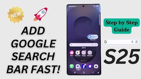 🔍 How to Add Google Search Widget on Galaxy S25 Home Screen (FAST & EASY!)
