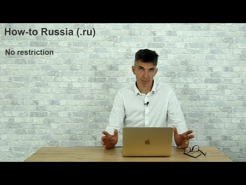 Video: Kaip Užregistruoti „net“arba „ru“domeną