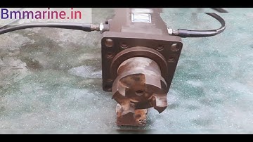 BENT AXIS VARIABLE DISPLACEMENT HYDRAULIC MOTOR  660 HP || LOW SPEED TEST || VMV5/110《BM MARINE 》