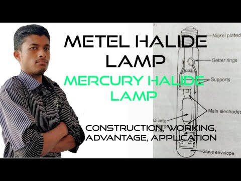 Metal halide lamp,//Mercury halide
